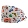 Gorro de Trabajo para Clínica Transfronteriza, Gorro Quirúrgico de Copa Redonda, Gorro sin Visera para Personal Médico, Gorro con Amarre Trasero, Gorro Protector