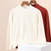 Suéter de Lana Cepillada Hengyuanxiang para Hombre 2025 Otoño e Invierno Cuello Redondo Cálido Cepillado Elegante Versátil Tendencia de Suéter para Hombre