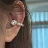 Pinzas para Orejas de Perla Estrella con un Toque de Lujo, Diseño Único, Brazaletes Simples sin Perforación, Exquisitos Pendientes de Borla para Mujer