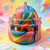 PUBG (PlayerUnknown's Battlegrounds) artículos de juego: Llaveros creativos con los personajes "Pato Amarillo Pollo" y casco de Nivel 3