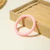 Pulseras Creativas de Moda Transfronterizas Europeas y Americanas Pulseras Elásticas de Bambú Coloridas Dopamina para Mujeres