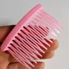 Pente Finalizador de Franja Cabelo Desfiado Estilo Coreano para Crianças e Mulheres Grampo de Cabelo Cor Doce Pente de Cabelo Elástico de Plástico com 14 Dentes