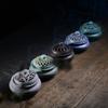 Quemadores de cerámica de sándalo, adornos artesanales, quemadores de aromaterapia con reflujo, accesorios creativos para el hogar, incienso para dormitorio, quemadores de incienso con canal antimosquitos.