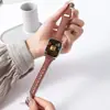 Adequado para Apple Iwatchs10 Xiaomi 89Pro Redmi 4 Huawei Gt5 Fivela Feminina Pulseira de Couro para Cintura Pequena
