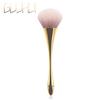 Pincel de Pó Ouro Rosa Pequeno Único em Formato de Cintura Pincel de Maquiagem Ouro Rosa Transfronteiriço Peça Única Dropshipping Entrega Direta da Fábrica