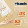 Cápsula Blanda Popular de Vitamina D3K2 para Jardín de Infancia Vitamind3+K2 Cápsula de Aceite de Coco Cápsula de Vitamina en Stock