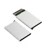 Portatarjetas de crédito automático emergente más vendido estuche para tarjetas de presentación estuche para tarjetas de aleación de aluminio y metal caja para tarjetas bancarias caja metálica estuche para tarjetas