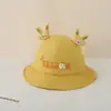 Chapéu de Bebê Primavera e Outono Fino Fofo Super Fofo Chapéu de Pescador Meninos e Meninas Proteção Solar Chapéu Protetor Solar Chapéu de Bacia de Verão Moderno