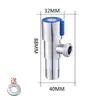 Válvula de Ángulo de Cobre al por Mayor Válvula Triangular de Acero Inoxidable 304 Válvula de Tres Vías para Inodoro Calentador de Agua Extendido Flujo Grande Válvula desviadora de Agua de 4 Puntos
