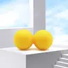 Pelota de Masaje de Silicona Tipo Cacahuete Relajación Muscular Pelota de Masaje de Cintura y Pies Pelota de Yoga para Ejercicio Físico Bola Doble