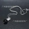 Pendientes Colgantes de Obsidiana Negra Natural Perfectamente Redonda con Oro, Diamante Brillante Estilo Princesa Diana, Pendientes Colgantes Exquisitos, Elegantes y de Alta Gama
