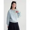 Sudadera de Manga Larga con Lazo de Lunares Retro GemingRetro para Mujer Otoño S7094F Guangzhou Shisanxing