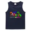 Chaleco de verano para niños 2023, estilo coreano, algodón casual, camiseta básica absorbente de sudor, ropa exterior deportiva de azúcar, camiseta sin mangas para niños
