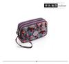 Bolso Clutch para Mujer 2025 Nuevo Estilo Coreano Monedero Gran Capacidad Tres Capas Cierre Cremallera Largo Bolso para Teléfono Móvil Clutch Billetera