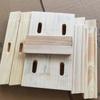 Taburete pequeño de madera antiguo Taburete para adultos Madera maciza Cuadrado Sala de estar Taburete pequeño Taburete de baile engrosado de cuatro patas Banco pequeño