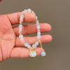 Explosiones de Celebridades de Internet Nuevo Pulsera de Estudiante Sanrio Dibujos Animados para Niños Cristal Transparente Hielo Perro Canela Kulomi Pulsera
