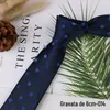 Gravata masculina casual moderna estreita de 6 cm em poliéster listrada cor sólida noivo casamento fábrica em estoque atacado fornecimento direto
