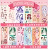 Adesivos de Vestir Nova Princesa Menina Desenho Animado Crianças Roupa Fofa Cena Adesivos Decorativos DIY Brinquedo Educativo 1