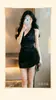 Lingerie Divertida Tecida em Dourado com Franzido Ajustável, Corrente Brilhante, Saia Bodycon e Vestido Sexy com Decote Amplo 034