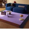 Tapete de Veludo Cristal Antigo Simples Retrô para Decoração de Sala de Estar Quarto Cobertor Resistente a Manchas e Absorvente de Água ao Lado da Cama Tapete para Sofá Mesa de Centro
