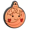 Serie Navideña Dibujos Animados Transfronterizos Cuentas Focales Cuentas de Goma Blanda Cuentas Sueltas Accesorios para Joyería Accesorios DIY