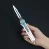 Delta Peripheral Polaris Cuchillo Integrado 22cm Metal de Aleación Modelo de Hélice sin Filo Pieza de Exhibición Coleccionable