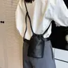 Bolsa mini linda y adorable estilo japonés para pasear, porta teléfono, bolsa de cuero suave, nueva bolsa cruzada ligera de verano