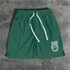 Pantalones Cortos de Baloncesto con Letras Szxar para Hombre, Pantalones Deportivos de Secado Rápido, Retro Americano Casual para Correr, Fitness, Pantalones de Cuarto