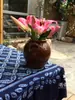 Mantel tradicional teñido con nudos de Zhoucheng, Dali, Yunnan, Mantel para mesa de café, Tela para colgar en la pared teñida con nudos hecha a mano, Tela decorativa para el hogar étnica