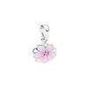 Pulsera de Moda Serie Magnolia Copo de Nieve Brillante Plata Esterlina S925 Cuentas Colgantes Accesorios DIY