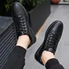 Zapatos de chef para hombre de otoño, zapatillas, zapatos casuales de cuero, zapatos de trabajo negros para hombre, zapatos de cocina
