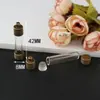 Cubierta de Vidrio Accesorios para Joyería Hechos a Mano DIY Colgante de Cubierta de Vidrio Botella de Tallado en Arroz Arroz Grabado Accesorios de Tubo Recto de 6/8 mm