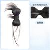 Peluca de cabeza Marubeni, diosa fresca Chen Du Ling, cabeza de flor de dragón Marubeni baja, pluma de pollo, lazo para el cabello medio atado, bolsa para el cabello