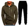 Novo Conjunto Masculino Jacquard Esportivo Fitness Casual com Capuz