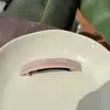 Novo Clipe de Mola Quadrado Longo Coreano com Etiqueta Dourada Textura Colorida Ins Acessórios de Cabelo Primavera e Verão Clipe de Mola Grande Acessórios de Cabelo