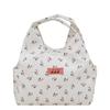 Bolsa de Almuerzo Estilo Coreano Nuevo Estilo Estilo Fresco Trabajo Floral Viajero Mano Portátil Axila Bolsa de Mujer Bolso de Mano Ligero
