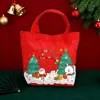 Bolsa de Lienzo Navideña Linda Bolsa de Regalo Navideño Caricaturesca Femenina Bolsa de Compras de Alto Valor Transfronteriza