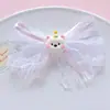 Lazo de Encaje Lindo Dibujo Animado Accesorios DIY para Zuecos, Dijes para Zapatos, Pinzas para el Cabello, Gomas para el Cabello y Materiales para Adornos del Cabello