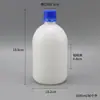 Frasco reagente plástico quadrado azul com boca pequena 60ml 100ml 250ml