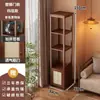 Estantería de almacenamiento multicapa estilo chino con puertas, estantería independiente para el hogar, soporte para macetas y plantas de balcón