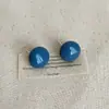 Pendientes de Oreja de Bolita de Gominola Color Morandi para Mujer, Sencillos y de Alta Gama, Personalizados, Exquisitos y Modernos Pendientes para el Día a Día