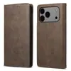 Adecuado para iPhone18Pro Funda de Cuero para Negocios Funda Tipo Flip para Teléfono Iphone15 Soporte Magnético Funda Anti-Caídas para Teléfono