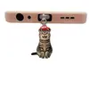 Tampão de poeira para celular plano transfronteiriço Gatinho da Amazon Carro novo modelo Tampa de cabeça acrílica