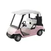 Modelo de Carrinho de Golfe com Alta Simulação, Escala 1:20, Desempenho de Movimento para Frente Super Realista, Mini Carro Brinquedo para Crianças