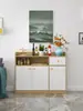 Aparador Personalizable 20 cm de Ancho Tamaño Pequeño Cocina Extremadamente Estrecho 25 cm Gabinete de Almacenamiento de Té Extraíble y Y