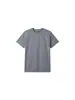 Camiseta trendy estilo americano, cuello redondo, manga corta, para hombre, verano, corte holgado, deportiva, no pegajosa, top versátil casual para el día a día