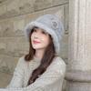Sombrero tejido de piel de visón para mujer, invierno cálido, protección para las orejas, coreano casual, combina con todo, otoño e invierno, sombrero de piel de visón a la moda