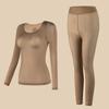 Ropa para Embellecer la Piel de Otoño e Invierno Ropa Interior Térmica Conjunto de Ropa de Otoño para Mujer y Pantalones Largos Ropa Interior Base de Ácido Hialurónico Abrigo g