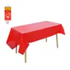 Mantel de Plástico Impreso Desechable Conveniente al por Mayor Color Sólido Mantel Monocromático de Película de Aluminio Impresa con PE