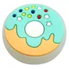 Luz LED de Flash de Donut Delicioso de Dibujos Animados Transfronteriza Zapatos con Agujeros Zapatos Hebilla de Zapato de Flor Accesorios Dibujos Animados DIY Decoración para Zapatos de Jardín